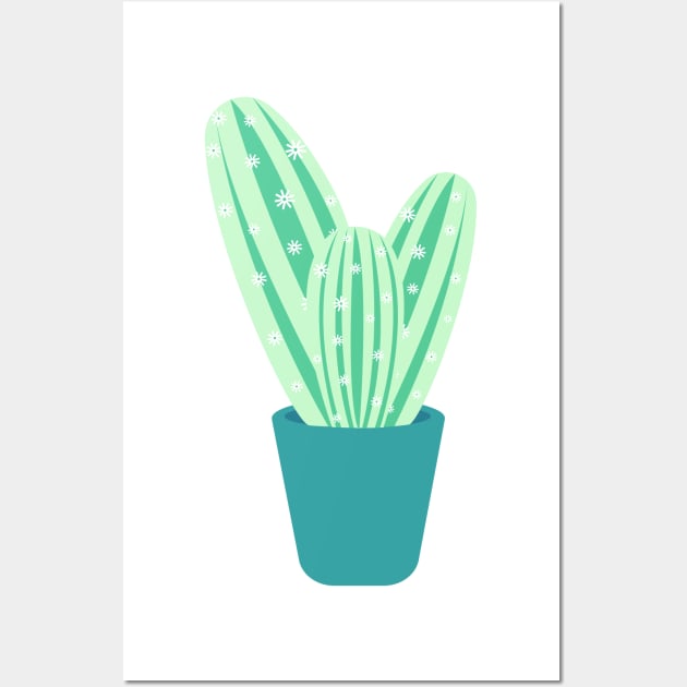 Green cactus Wall Art by Itsme Dyna